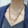 hc-1293-b9e422271cdff9c3dfe68422b30ec1ae.jpg Black Gold Rutile Necklace NO. 1293