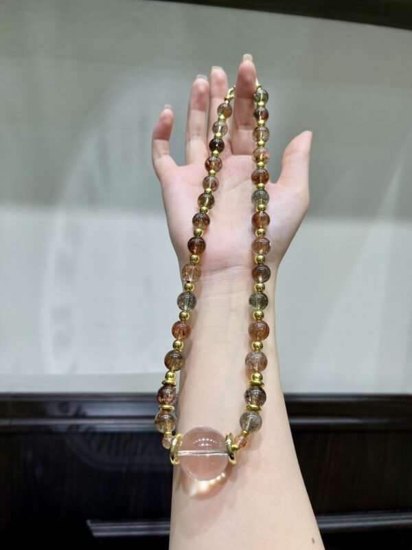 hc-1293-cabf0b32996f2199038e970abfa70e4c.jpg Black Gold Rutile Necklace NO. 1293