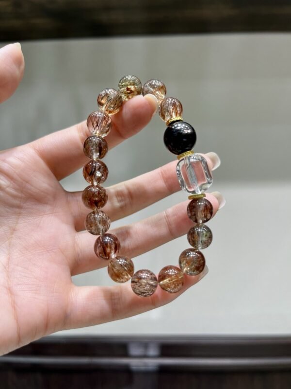 Black Gold Rutile Bracelet NO. 1294