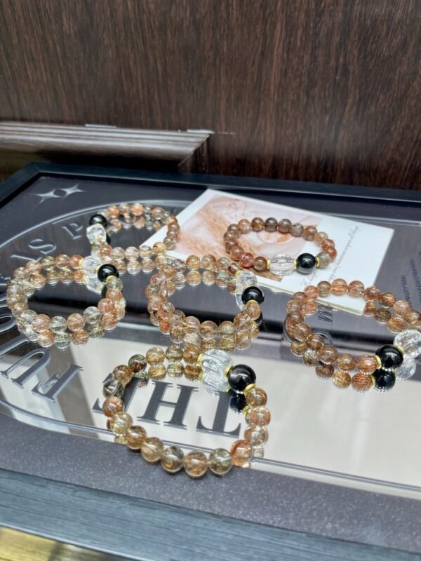 Black Gold Rutile Bracelet NO. 1294