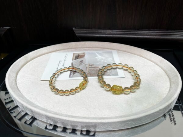 Citrine Bracelet with Pixiu NO. 1295