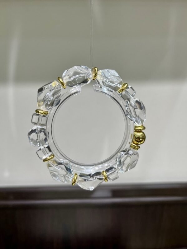 Clear Quartz Wheel Bracelet NO. 1300