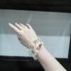 Clear Quartz Wheel Bracelet NO. 1300