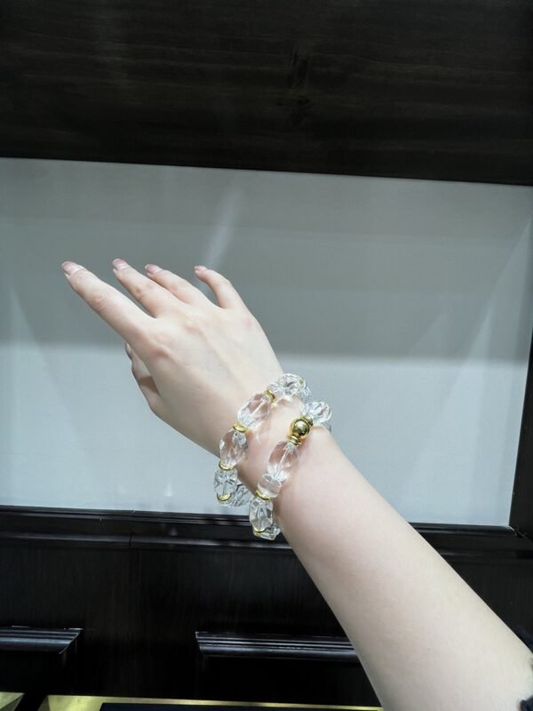 Clear Quartz Wheel Bracelet NO. 1300