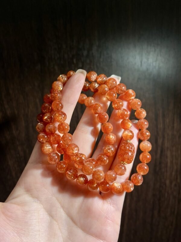 Golden Sunstone Bracelet with Pixiu NO. 1303
