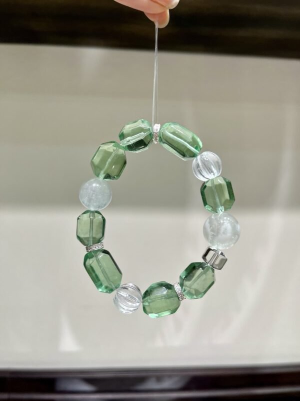 Fluorite Freeform Bracelet NO. 1307