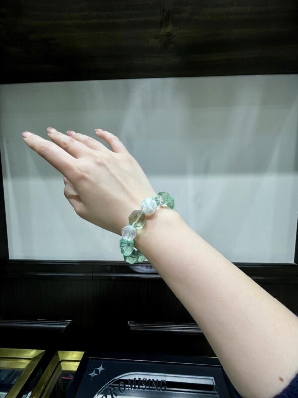 Fluorite Freeform Bracelet NO. 1307