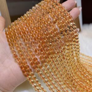 Citrine crystal bracelet - abundance, prosperity, optimism